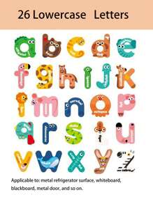 Letters Magnets Toys With Animal Pattern , Colorful ABC Magnetic 26 Letters Educational Toy Set For Kids , Preschool Learning Spelling , Fridge Stickers Toys ,Magnetic Kids ,Kid Magnet ,Magnetic Chess Game Magnetic Numbers,Letter Tiles,Magnetic Battle Chess Or Magnetic Chess Board,Magnets,Magnetic Tiles,Magnetic Blocks,Magnet Game,Magnets,Magnetic Tiles,Magnet Game,Magnetic Tiles,Magnetic Blocks,Magnetic Board Game,Kids Abc,Magnet Blocks,Magnet Alphabet,Magnetic Tiles Set,Magnetic Block