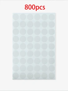 1000pcs Diamond Painting Sticker Labels, Round And Square Shapes, Suitable For DIY, Toolbox, Storage Box Markings, Writable Digits & Letters