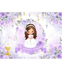 定制姓名洗礼背景横幅，适用于洗礼派对、首次洗礼、祝福上帝派对、家庭聚会等场合，可用作装饰横幅、人像摄影背景道具。乙烯基材质，可个性化定制，装饰性强，可重复使用，多功能，时尚精致，高品质，色彩丰富，卡通风格，可爱，可定制，个性化，独特，是送给他的理想礼物，也是送给她的理想礼物，适合送给男朋友、女朋友、爸爸、妈妈、家人、朋友、儿子、女儿、学生、上班族、办公室、茶室、学校、家庭等场合。 - 彩色 - 查看 19