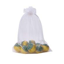10/50/100pcs White Gift Packaging Bags, White Organza Candy Bags For Dinner Table, Various Festival Party Packaging Supplies, Holiday Home Goods, Wedding Party Gift Packaging