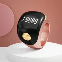 1 件极具吸引力的水平计数器刻度盘珠智能环多功能电子计数器 OLED 屏幕 - 彩色 - 查看 9