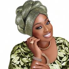 1pc Polyester Bandana Headwrap Cap, For African, Or Any Occasion, Suitable For All Seasons