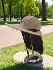 1 pièce, chapeau de protection solaire pour l'extérieur, chapeau d'été de protection du cou pour hommes et femmes, chapeau de pêcheur, chapeau de camping et de randonnée