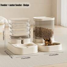 1 st. Automatische kattenliefhebber en kattenmoeder houden van hondenliefhebber en hondenmoeder houden van watervoederbak, grote capaciteit geschikt voor thuis katten-/hondenliefhebber cadeau en hond-/kattenmoeder houden van huisdiervoeding