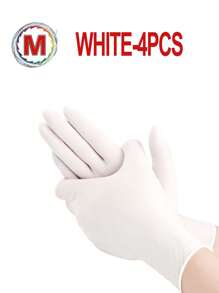 Guanti monouso in nitrile, adatti per entrambe le mani, perfetti per cucina, lavastoviglie, pulizie, salone di bellezza, tintura dei capelli, hotel, impermeabilizzazione, pulizia, lavanderia e lavorazione alimentare acquacoltura, uso domestico e strumenti per la creazione di resina, colori disponibili: rosa, bianco, viola, nero. - Multicolore - Visualizzare 30