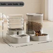1 st. Automatische kattenliefhebber en kattenmoeder houden van hondenliefhebber en hondenmoeder houden van watervoederbak, grote capaciteit geschikt voor thuis katten-/hondenliefhebber cadeau en hond-/kattenmoeder houden van huisdiervoeding