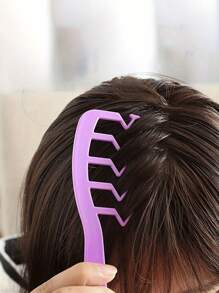 1 chiếc lược chải tóc hình chữ Z - Dụng cụ tạo kiểu tóc mềm mại giúp nâng chân tóc và che chẻ ngọn, nhựa ABS, lý tưởng cho mọi loại tóc - Nhiều màu - Xem 7