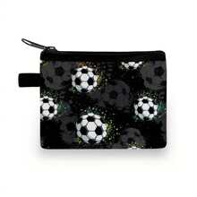 Kids Football Wallet - Mini Coin Purse With Soccer Pattern For Boys And Girls - Cute Kids Wallet With Zipper - Perfect For School, Travel, And Everyday Use (5.5" X 4.1")