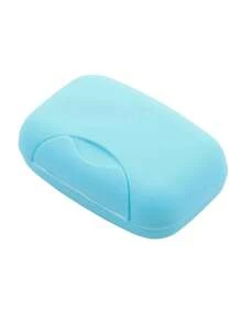 1 stuk effen zeepdoos, reiszeepcontainer met deksel, draagbare zeepdoos, zeepbakjes voor op reis, kampeersportschool, reisbenodigdheden, badkameraccessoires, badkamerdecoratie, zomer, terug naar school