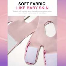 1 件 - 情人节礼物 V 脸新款面部塑形法令纹睡眠压缩面膜 V 脸塑形紧致线条塑形瘦脸绷带 V 脸提拉下巴带、V 脸面膜、睡眠下巴带、可重复使用面部带、下巴提拉贴片、V 型带、下垂面部面膜 - 节日礼物