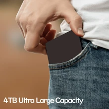 4TB High Speed Portable Portable Hard Drive, High Capacity High Speed Portable Hard Drive, Portable 4TB, Minimalist Design, Reliable Storage, Suitable For Gamers, Students, Professionals, Compatible Models, (USB 3.0) - 4TB - Xem 6