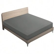 Farfallarossa Bedding Fitted Sheet - Bottom Sheet - Soft Microfiber - Shrinkage And Fade Resistant - Easy Care -1 Fitted Sheet Only - Dark Grey - View 10