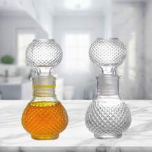 6 Mini Glass Bottle Perfume Liquor Craft Decoration 50ml