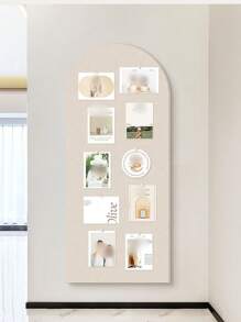 1pc Felt Arch Wall Decal, Background Photo Wall Memo Board,School Supplies,Back To School