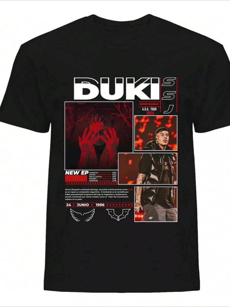 Camiseta Praduki - Negro - Ver 1