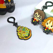 WB 1 件哈利波特官方授权 PVC 包夹钥匙扣衣服包背包帽子带翻领趣味收藏金属钥匙扣配件派对用品生日婚礼圣诞节动漫周边礼物