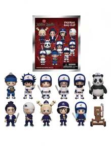 Crunchyroll 1/3PCS 官方授权时尚神秘盲袋随机一个 3D 动漫角色棒球游戏系列钥匙扣饰品 Itadori Yuji  角色适合通勤工作派对周年纪念礼物送给朋友家人粉丝 - 彩色 - 查看 8