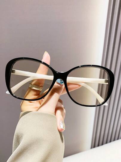 Unisex Retro Geometric Frame Plastic Fashion Sunglasses, Classic Style For Outdoor Travel Beach Vacation Casual Wear, Driving UV Protection