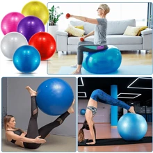 Exercise Yoga Ball, Yoga Balance & Stability Swiss Ball - Hot Pink - View 6