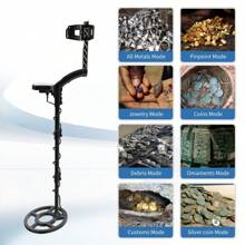 High Precision Waterproof Metal Detector For Adults, Underground Gold Treasure Hunter, Portable Beach Metal Detector - Metal Detectors - View 7