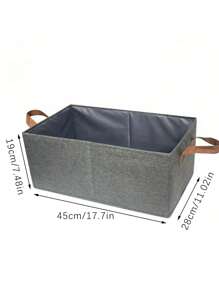 1pc Foldable Storage Box, Large Capacity Portable Clothes Organizer Box - Ideal For Space Saving, Wardrobe Organization, Decoration Supplies For Autumn, Festivals, Rooms, Home