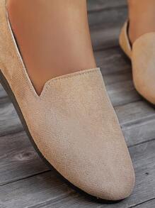 Mocasines planos para mujer, de material de terciopelo, mocasines deslizantes para mujer, cómodos mocasines para exteriores para mujer, mocasines clásicos y versátiles de estilo retro para mujer
