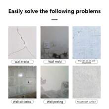 20PCS Self-Adhesive Black Marble PVC Cladding Wall Panels For Kitchen Bathroom Carnival Home Sticker - Gris Claro - Ver 5