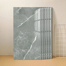 20PCS Self-Adhesive Black Marble PVC Cladding Wall Panels For Kitchen Bathroom Carnival Home Sticker - 深灰色 - 查看 1