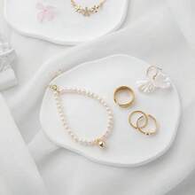 1pc/2pcs Matte Gypsum Jewelry Trays, Gypsum Display Stand For Necklaces, Earrings, Rings, Elegant Accessories Organizer, White, Nordic Style Asymmetrical Shaped Jewelry Tray For Storing Jewelry, Keys, Incense And More Gifts Women Girls Back To School