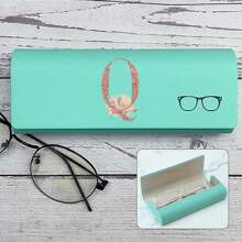 Hard-Shell Spectacle Case Men Women Glasses Case PU Leather Portable Anti-Extrusion Sunglasses Storage Box Folding Eyewear Pouch