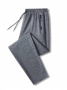 3条装男士加大码宽松休闲运动裤，多功能运动裤，秋/春季服装 - 彩色 - 查看 2