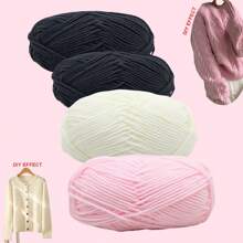 50G 2PCS Bundles DIY Yarns For Crochet Handmade Sweaters Bags Caps Scarf Blanket.