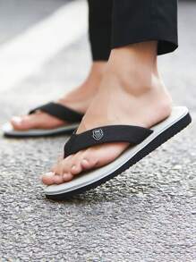 A New Type Of Casual Flip Flops For Teenagers And Men With Comfortable, Lightweight, And Fashionable Foot Feel (Slightly Smaller In Size) - Grey - View 6
