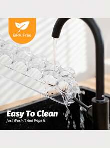 Contenitore per uova per frigorifero con coperchio, contenitore in plastica per uova da frigorifero, vassoio porta uova da 14/21 uova trasparente, scatola porta uova con scomparti anti-collisione e coperchio, scatola porta uova impilabile trasparente per casa/cucina, adatta per frigorifero, armadietto, cassetto e scaffale, organizer e armadietto da cucina, accessori da cucina - Multicolore - Visualizzare 5