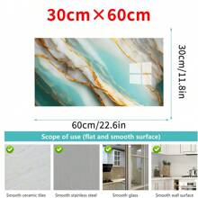 20PCS Self-Adhesive Black Marble PVC Cladding Wall Panels For Kitchen Bathroom Carnival Home Sticker - Verde Lima - Ver 3