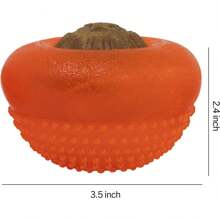 Everlasting Treat Bento Ball 坚韧狗狗爱好者和狗妈妈喜爱的咀嚼玩具 中号