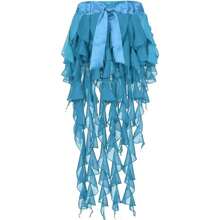 1 件拉丁/肚皮舞九尾狐腰巾,雪纺材质,可调节系带,雪纺肚皮舞腰带,适合东方/肚皮舞表演 - 均碼 - 查看 18