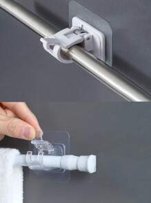2PCS/4PCS/8PCS Curtain Rod Brackets No Drilling, Self Adhesive Curtain Rod Holders Nail Free Adjustable Curtain Rod Hooks Curtain Hangers For Bathroom Kitchen Bathroom Hotel,Curtain Rod Brackets No Drilling, Self Adhesive Curtain Rod Holders Nail Free Adjustable Curtain Rod Hooks Curtain Hangers For Bathroom Kitchen Bathroom Hotel