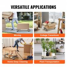 Heavy Duty Furniture Appliances Rollers, 400-1000 Lbs Load, 4 Strong Feet, 4 Locking Swivel Wheels, Extendable Appliance Rollers Mobile Washing Machine Base, Fridge Stand Dolly Movers For Refrigerators, Dryers, Dishwashers, White, Black - Wood,1000lbs - View 5