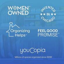 YouCopia - Estante para utensilios de cocina, organizador ajustable para sartenes y ollas, blanco - Estante para utensilios de cocina - Ver 7