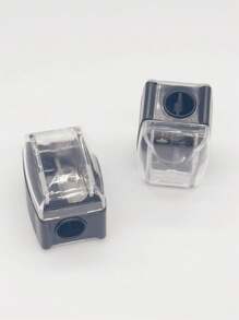 1/2/4 pezzi Temperino per matite cosmetiche con coperchio trasparente - Perfetto per eyeliner, matita labbra e sopracciglia, trucco, economico, decorazione camera, vanità, viaggio, camera da letto, accessori per il trucco, economico, riempimento calze, trucco, strumenti per il trucco, roba economica, regali, regali per donne, regali di Natale