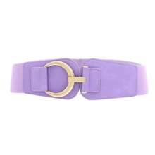 1pc Women Fashion Belts Gold Buckle Belt For Women Dresses Wide Elastic Stretchy Thick Belts Cinch Retro Women's Belts Western Accessories Autumn Winter Christmas Gifts - A - View 12