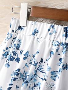 Women's Sweet & Elegant Fashion Versatile Loose Floral Printed A-Line Skirt
