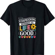 Retro Scrapbooking Funny Paper Scrapbook Women Kids T-Shirt