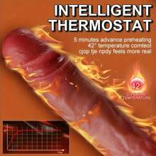 Juguete sexual tipo pene realista, dildo eléctrico vibrador con calentamiento automático, rotación de 360°, 10 velocidades telescópicas, 10 modos de ajuste de frecuencia de vibración, dildo de silicona suave para juego femenino y masculino, envío desde almacén local.