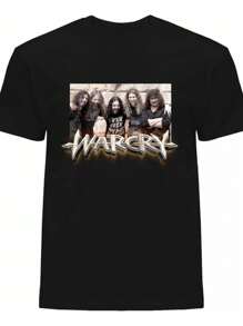 Camiseta Warcry 5 Tejido Transpirable 220g algodón pesado - Negro - Ver 1