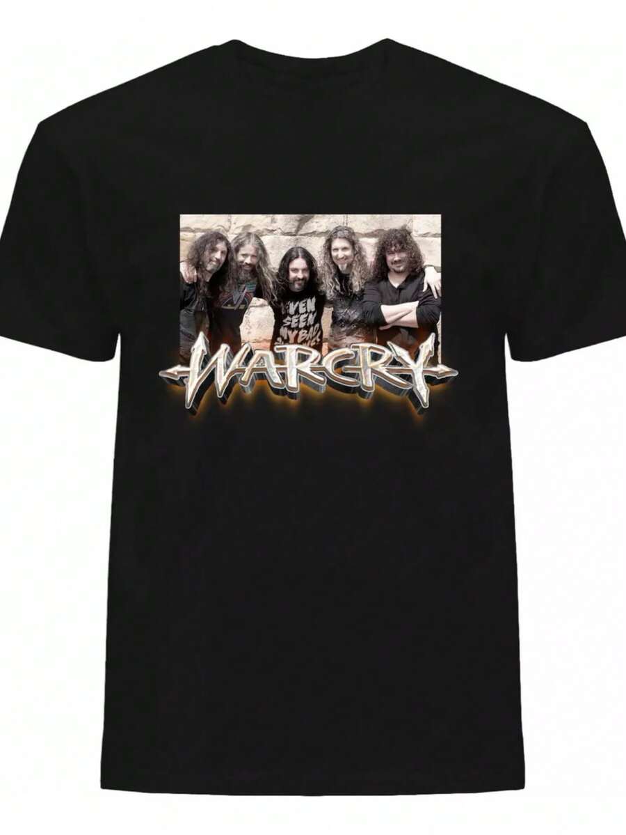 Camiseta Warcry 5 Tejido Transpirable 220g algodón pesado - Negro - Ver 1