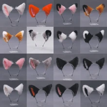 1pc Polyester Animal Party Cat Ear Headband, Versatile Cosplay Accessory Halloween