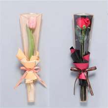 5 Stück/10 Stück/30 Stück/50 Stück/100 Stück Blumen Geschenkpapier mit goldfarbenem Rand, wasserdicht, Blumenstrauß Geschenkverpackung, geeignet für Muttertag, Partys, Dekorationen