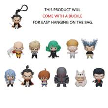 Crunchyroll 1PC Officially Licensed One Punch Man Series2 Keychain Blind Bags Mystery Mini Figure Random Anime Action Figures Accessories Cute Anime Character Cartoon Bag Charms Collectible Ornament Surprise Gifts - Multicolor - View 8